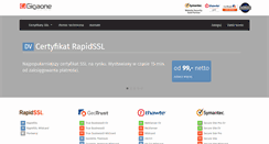 Desktop Screenshot of gigaone.pl